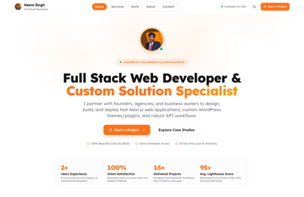 nextjs developer portfolio nextjs developer portfolio